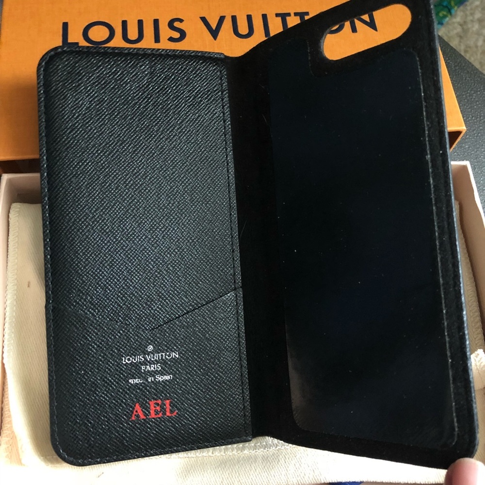 Authentic Louis Vuitton iPhone case for 7 + or 8 +